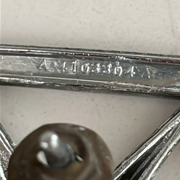 Vintage OEM Chrysler Star Emblem - Silver Used Condition - Picture 4 of 6